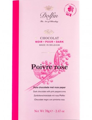 Dolfin - Tablette de chocolat noir Poivre...