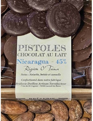 Pistoles Nicaragua Chocolat Lait 45% Bean...