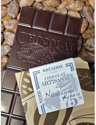 Tablette Nicaragua Chocolat Noir 75% Bean...